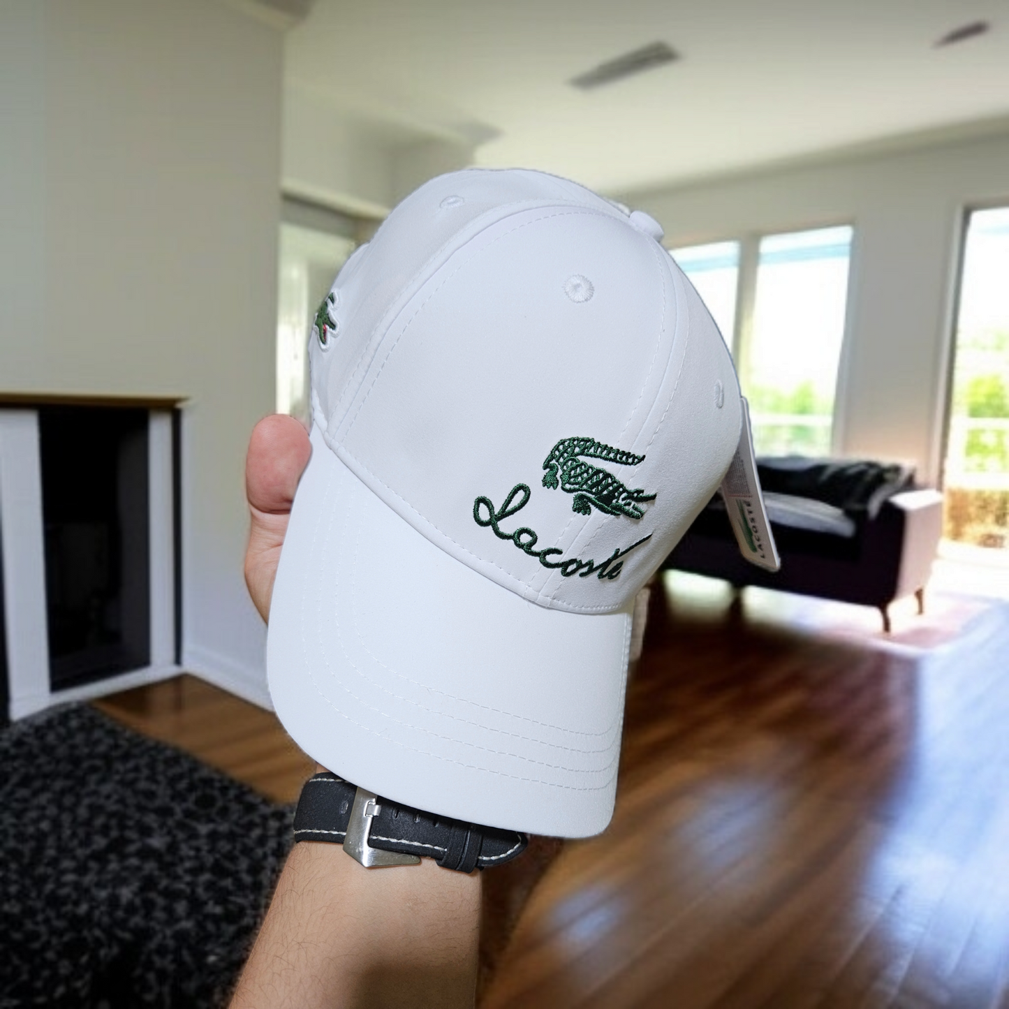 Casquette Lacoste Blanc