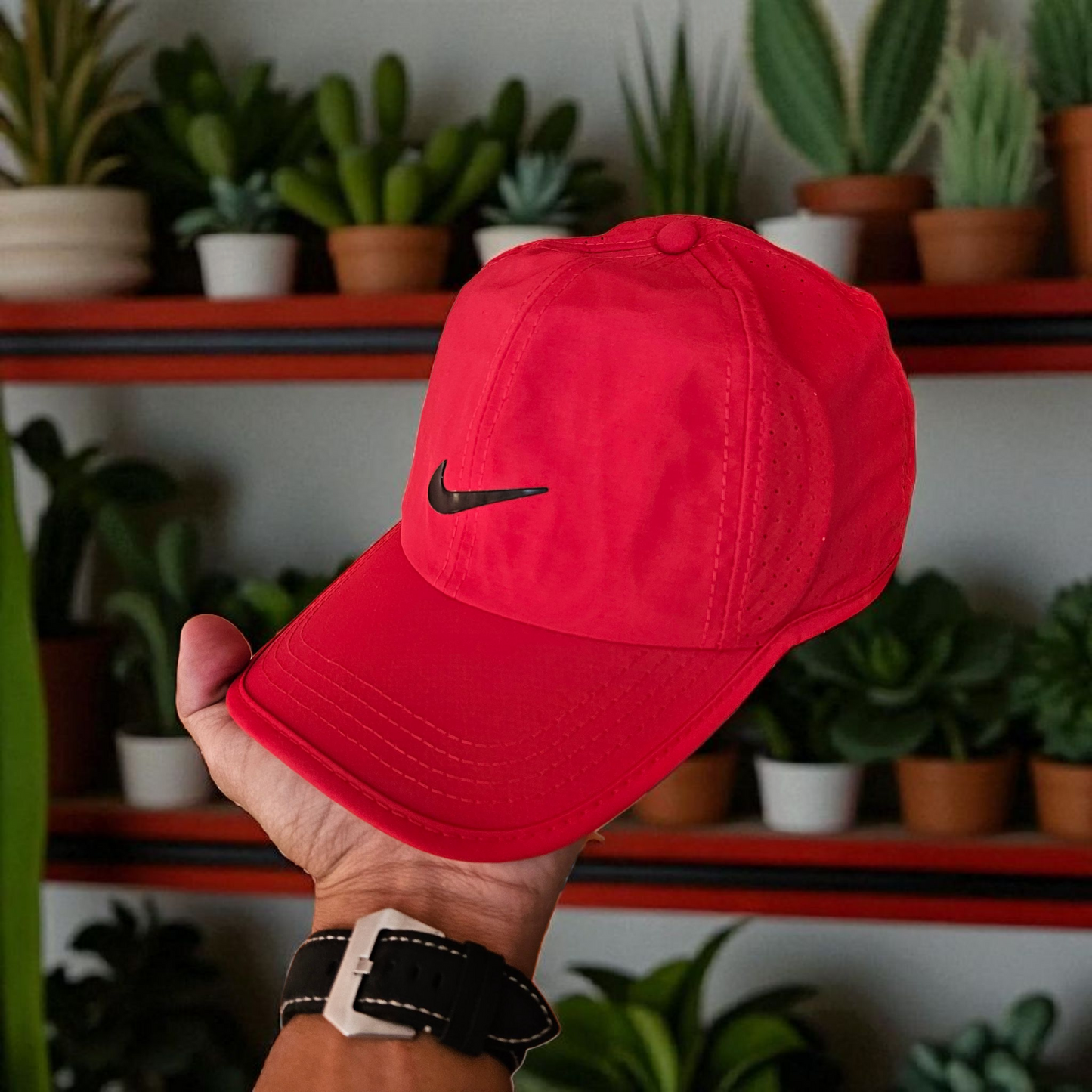 Casquette Nike rouge
